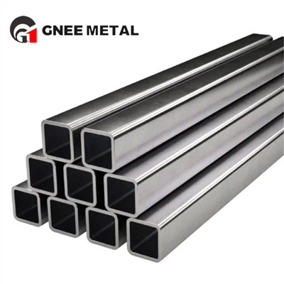 Tubo cuadrado de titanio de alta calidad.